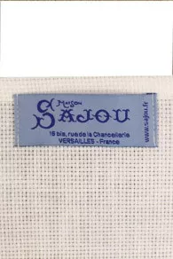 Pochette De Serviette à Broder Aïda Blanc Cassé