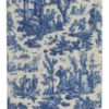 Porte-cartes Toile Cirée Offrande Miniature Bleu