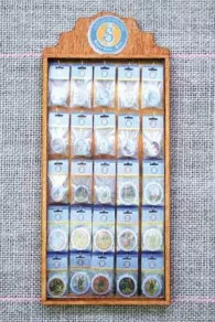 Présentoir Bois Miniature Épingles