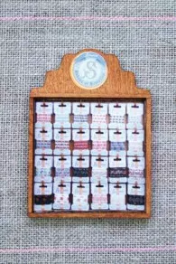 Présentoir Bois Miniature Rubans Coton N°2