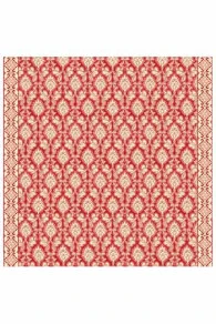 Quatre Serviettes Damas Rouge 1 Et 2 6 Quatre Serviettes Damas Rouge 1 Et 2 – Image 6