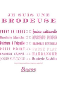 T-shirt Je Suis Une Brodeuse - Taille S 3 T-shirt Je Suis Une Brodeuse - Taille S – Image 3
