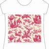 T-shirt Toile De Jouy Rose Taille S