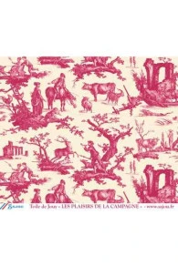 T-shirt Toile De Jouy Rose Taille S 3 T-shirt Toile De Jouy Rose Taille S – Image 3