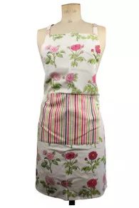 Tablier De Cuisine Tissu Roses De Joséphine
