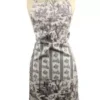 Tablier De Cuisine Toile De Jouy Grise