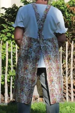 Tablier Japonais Tissu Marie Antoinette Château -Maison Sajou tablier japonais tissu marie antoinette chateau 2