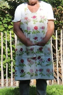 Tablier Japonais Tissu Roses Joséphine