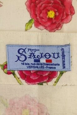 Tablier Japonais Tissu Roses Joséphine 9 Tablier Japonais Tissu Roses Joséphine -Maison Sajou tablier japonais tissu roses josephine 4