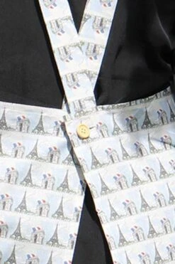 Tablier Japonais Tissu Tours Eiffel 8 Tablier Japonais Tissu Tours Eiffel -Maison Sajou tablier japonais tissu tours eiffel 3