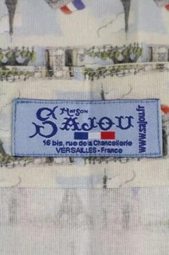 Tablier Japonais Tissu Tours Eiffel 9 Tablier Japonais Tissu Tours Eiffel -Maison Sajou tablier japonais tissu tours eiffel 4