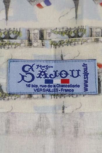 Tablier Japonais Tissu Tours Eiffel 5 Tablier Japonais Tissu Tours Eiffel – Image 5