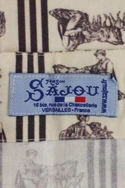 Tablier Japonais Toile De Jouy Grise 9 Tablier Japonais Toile De Jouy Grise -Maison Sajou tablier japonais toile de jouy grise 4