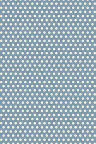 Tissu Coton Au Mètre Damas Pois Bleus