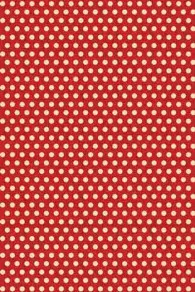 Tissu Coton Au Mètre Damas Pois Rouges