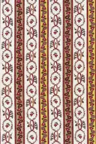 Tissu Coton Au Mètre Léontine Roses Et Bleuets