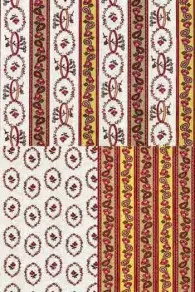 Tissu Coton Au Mètre Léontine Roses Et Rayures 3 Tissu Coton Au Mètre Léontine Roses Et Rayures – Image 3