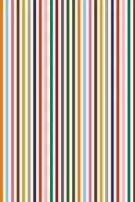 Tissu Coton Au Mètre Rayures Multicolores