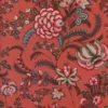 Tissu Indienne Au Mètre Fond Corail N°40