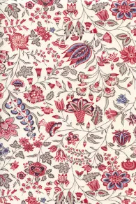 Tissu Indienne Au Mètre Fond écru N°36