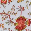 Tissu Indienne Au Mètre Fond Gris Clair N°30