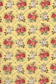 Tissu Indienne Au Mètre Fond Jaune N°74