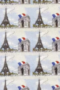 Tissus Coton Paris 3 Coupons Boîte Cadeau