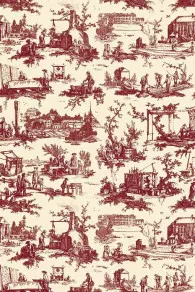 Toile De Jouy Bordeaux Au Mètre Travaux