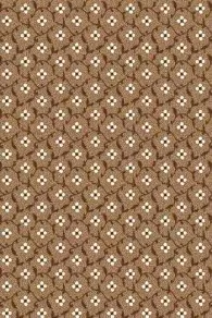 Toile De Jouy Marron Au Mètre Abreuvoir 1