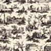 Toile De Jouy Noire Au Mètre Travaux