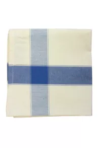 Torchon à Broder Coton Centre Toile Aïda - Bleu