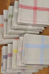 Torchon à Broder Coton Centre Toile Aïda - Gris 6 Torchon à Broder Coton Centre Toile Aïda - Gris – Image 6