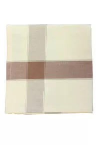 Torchon à Broder Coton Centre Toile Aïda - Marron