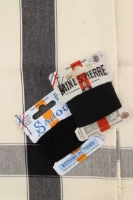 Torchon à Broder Coton Centre Toile Aïda - Noir 3 Torchon à Broder Coton Centre Toile Aïda - Noir – Image 3