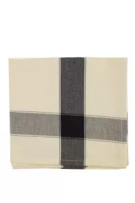 Torchon à Broder Coton Centre Toile Aïda - Noir