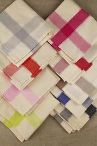 Torchon à Broder Coton Centre Toile Aïda - Rose 5 Torchon à Broder Coton Centre Toile Aïda - Rose – Image 5