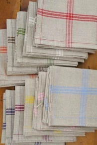 Torchon à Broder Coton Centre Toile Aïda - Rose 6 Torchon à Broder Coton Centre Toile Aïda - Rose – Image 6