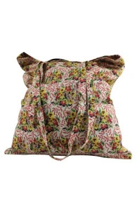 Tote Bag Tissu Bouquets De Pensées