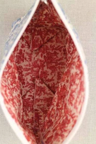 Trousse Toile Cirée Offrande Miniature Bleue 3 Trousse Toile Cirée Offrande Miniature Bleue – Image 3